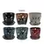 MCarr 12PC 5.1" Half Flower Orchid Pot Mixed Asst