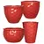 MCarr 26pc Hexagonal Planter Pallet Red