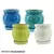 MCarr 4PC 8" Cache Pot Set W/Saucers