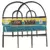 Panacea 18"x8' Green Arch Folding Fence