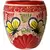 Talavera 7"Hx9"W Bella Especial Ovalo Pot Red