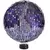 VCS 10" Purple With Bling Glass Globe