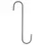 Panacea 6" Black Garden S Hook 2pk