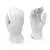 BGC Mens Goatskin Leather Driver M White