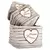 Gardener Select 3pc White Wood Square Flower Basket Planter 6/CS