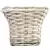 Gardener Select 7" Grey Wood Square Flower Basket Planter 6/CS