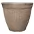 Grower Select 22.00 Round Wicker Pot Coffee Cream 20.5gal 15/CS - 22in OD x 18.74in H