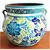 Bella 12" Michoacana Pot Light Blue