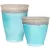 MCarr 30pc Flat Rim Planter Pallet Volcanic Milky Blue
