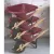 Scenic Road 6cu 1 Wheel w/ Turf Tire Wheelbarrow Maroon