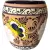 Talavera 11"Hx9.5"W Bella Especial Ovalo Pot Natural