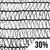 GROW1 Greenhouse Shade Cloth Black 30% Light Dep 32ft x 100ft