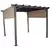 DDI Deluxe Garden Pergola Fabric Top