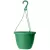 Grower Select 13.00 Everest Hanging Basket, With 22in Hanger, Green, 64 per Case, 12.99n OD x 7.48in H, 2.8 Gallon