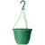 Grower Select 10.00 Everest Hanging Basket, With 18in Hanger, Green, 70 per Case, 10.08in OD x 6.99in H, 1.5 Gallon