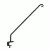 Hookery 30" Arm Plant Feeder Hook With Rail Mount Bracket