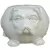 MCarr 15" Bulldog Planter Light Cream