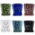 MCarr 12pc Floral Orchid Pot Mixed Asst