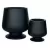 MCarr 16pc Ficonstone Short Snifter Urn Planter Pallet Matte Black