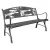 Painted Sky Bench Loon Iron
