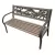 Painted Sky Bench Cardinals 2-Tone Steel