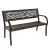 Painted Sky Bench Flora 2 Tone Tube Steel