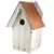 Woodlink Nantucket Bluebird House CopperTop White Wood