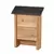 Woodlink Small Wood Bat Shelter Natural Wood with Black Roof