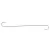 Bamboo Supply 36" Wire S Hook Galvanized 25/BD