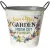 DDI 12.6" Painted Metal Planter