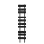Panacea 47" Contemporary Wood Pot Trellis Charcoal Black
