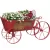 Panacea Vintage Tractor Planter with Moving Wheels and Sewn in Poly Coco Liner