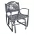 Painted Sky Glider Chair Elk Iron