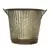 Robert Allen 4" Washboard Planter w/ Handle Aged Mocha