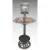 DDI Resin Birdbath with Feeder and Solar Light
