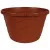 Grower Select 12.00 Twist Hanging Basket 2.32gal With 4-Strand Plastic Hanger Terracotta 50/CS