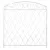 Panacea French Scroll Grid Fence