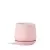 PHG 8"x7.5" Hand Rolled Pot With Attached Saucer Sand Pink
