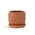 PHG 6"x5.5" Rain Drop Orchid Planter Sand Canyon Clay