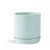 PHG 5"x5.5" Dotted Cylinder Planter Pastel Green Case of 8