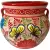 Talavera 14" Bella Especial Michoacana Pot Red