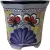 Talavera 12" Bella Especial Octagonal Pot Blue
