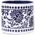 Blue Sky 6.5" China Charm Flower Pot