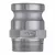 Cam and Groove Coupling, 3"Adapter x MNPT Aluminum Type F
