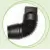 ADS Expandable Downspout Adapter Barb Black HDPE Single Wall | DFE0473AA