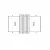 ADS Internal Coupler, Snap HDPE Single Wall Black 8" | DFE0815AA