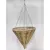 Gardener Select 14 Plastic Cone Hanging Basket Yellow, Brown