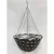 Gardener Select 12 Plastic Round Hanging Basket Black, White