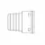 Adapter, 4"Snap Black Hdpe Smooth Single Wall Clay |  0462AA