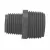 Sch. 80 Gray PVC Reducing Nipple 3/4 in. x 1/2 in. x 1-1/2 in. MPT | 882-101